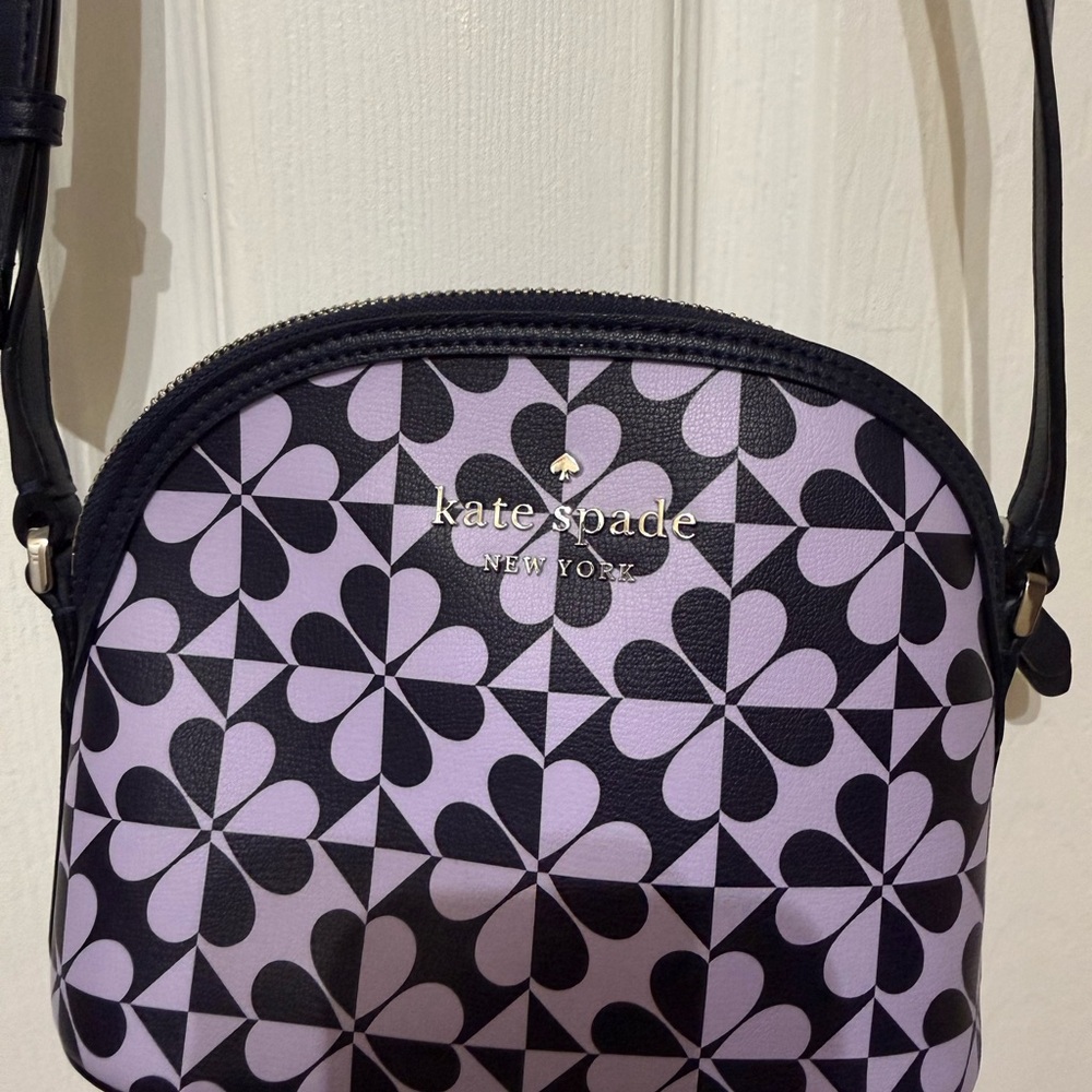 Kate Spade blue and Lavender Geometric Crossbody Bag
